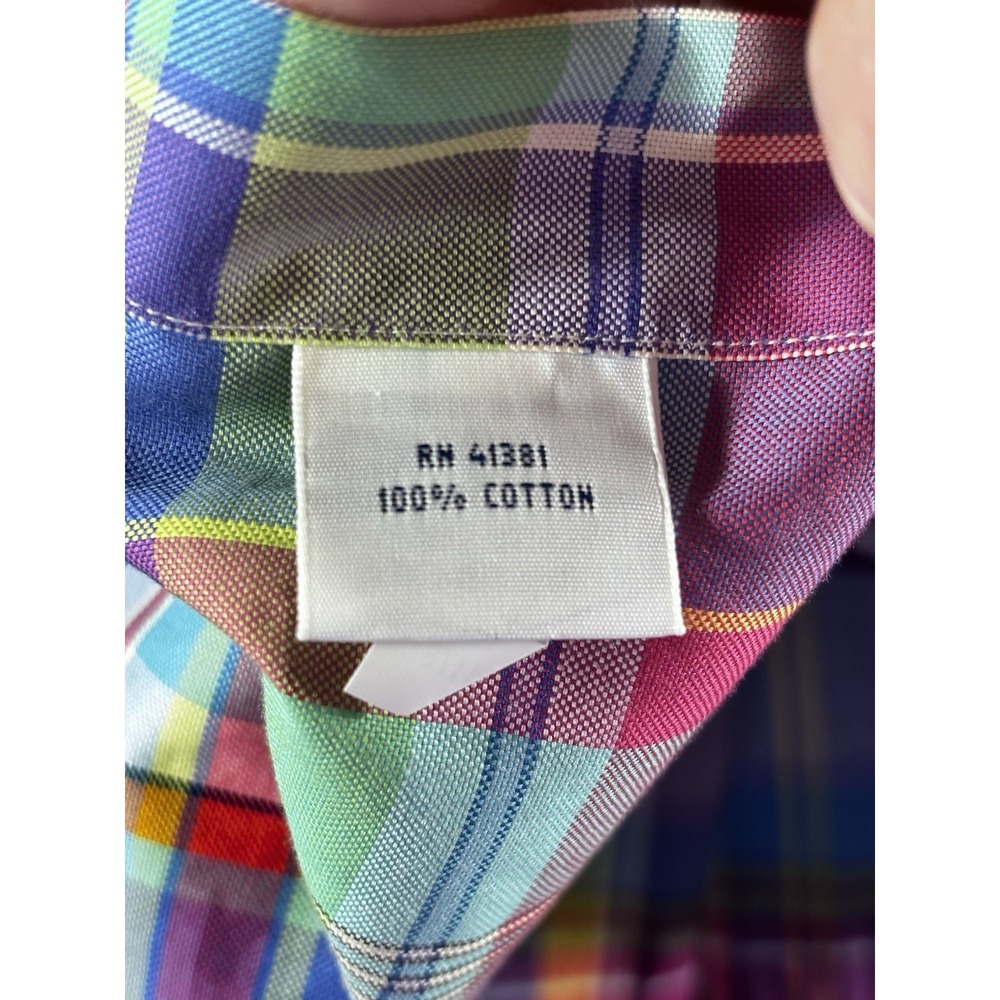 Polo Ralph Lauren 3XLT Men's Classic-Fit Oxford Shirt - Blue/Pink NWT Designer - Picture 7 of 11